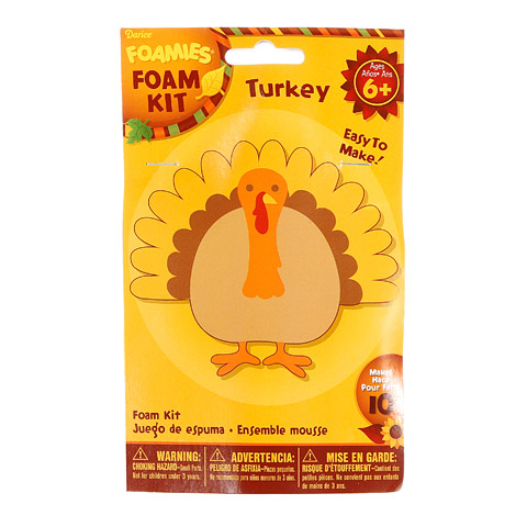Turkey Foam Kit Thanksgiving Craft