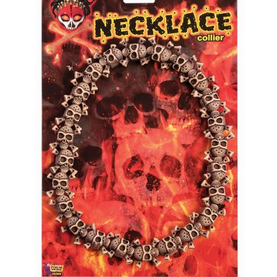 Costume Mini Skull & Crossbones Necklace
