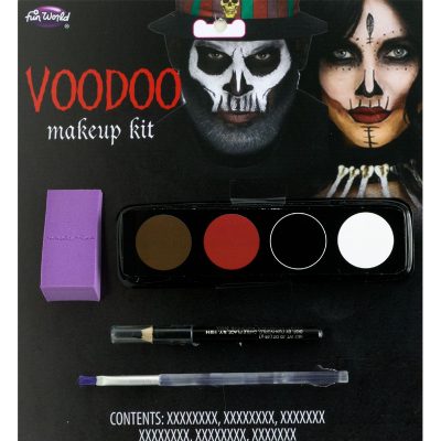 Voodoo Makeup Kit Brown Red Black White