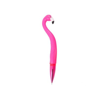 9 Inch Party Rubber Flamingo Pen
