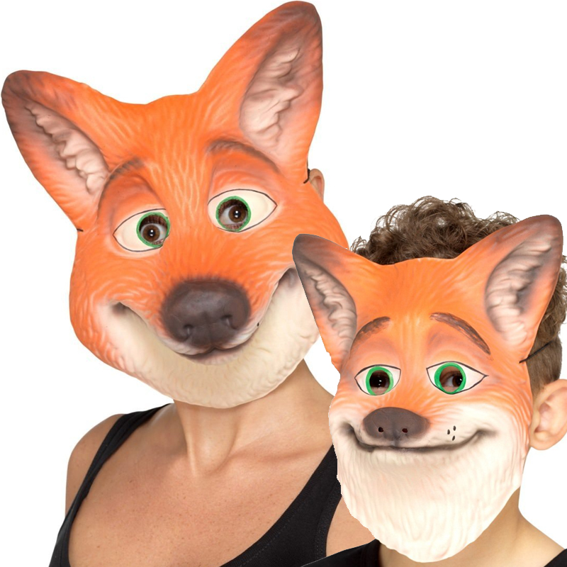 Costume Foam Fox Face Mask Adult Or Child Size Cappel S