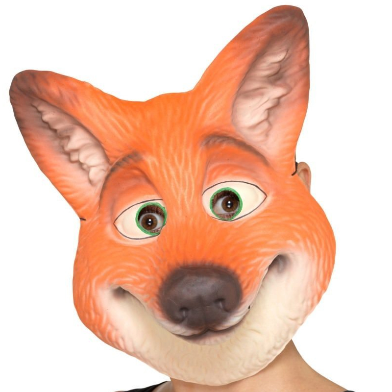 Costume Foam Fox Face Mask Adult Or Child Size Cappel S