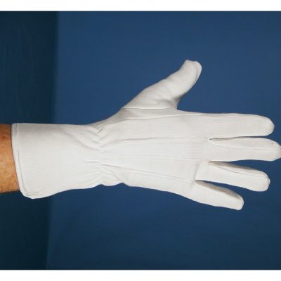 Deluxe Professional Extra Long White Parade Gloves