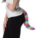 15" Plush Colorful-unicorn-tail