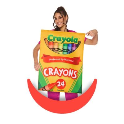 Crayola Classic Crayons One Sided Costume Adult Quick Change Costume