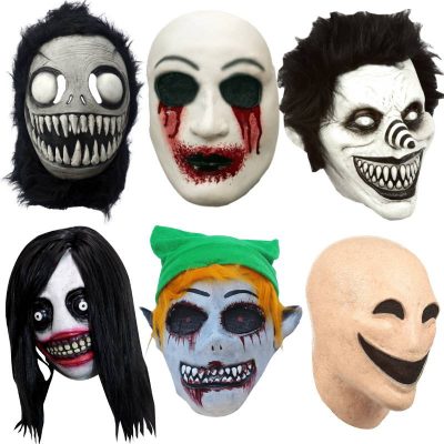 creepypasta latex masks group photo