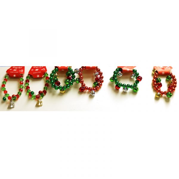 Christmas Assorted Jingle Bell Bracelet