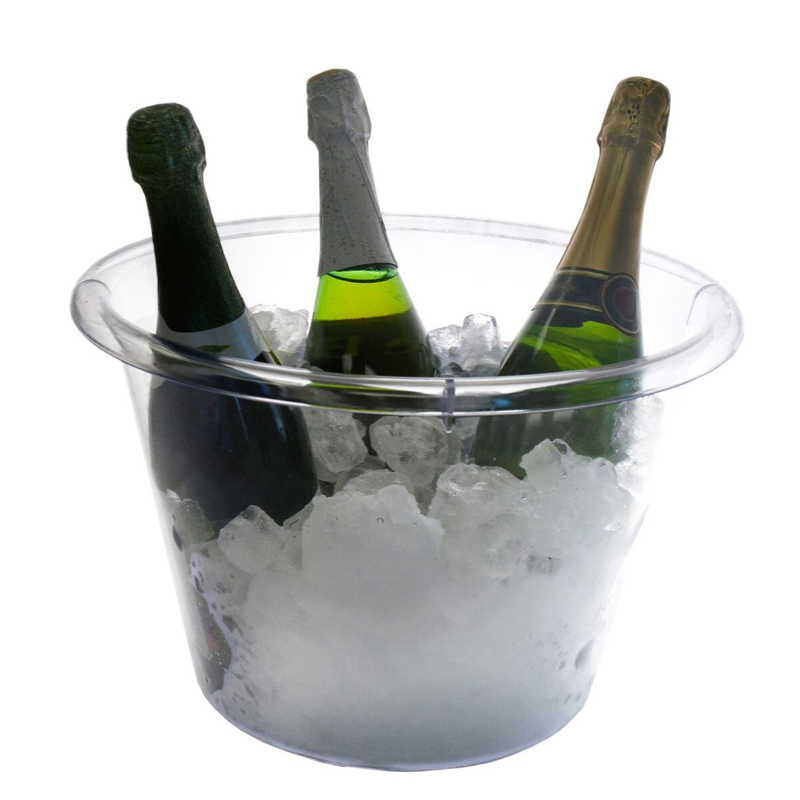 Large Clear Plastic Party Ice Bucket - Cappel's