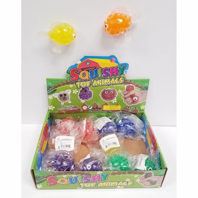 4 Inch Squishy Bead Gold Fish