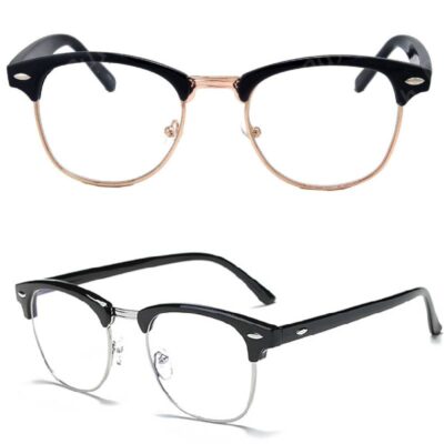 Clear Lens Opaque Frame Eyeglasses