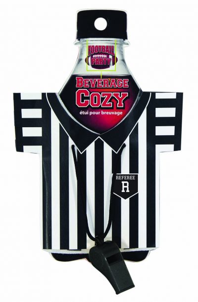 Referee Shirt Can or Bottle Koozie