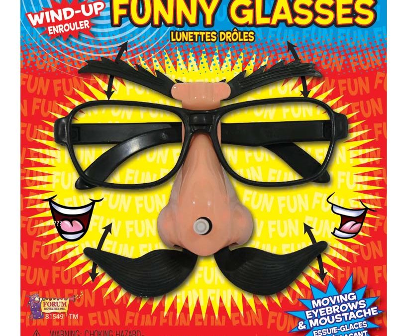 Wind-Up Plastic Nose & Eyeglasses
