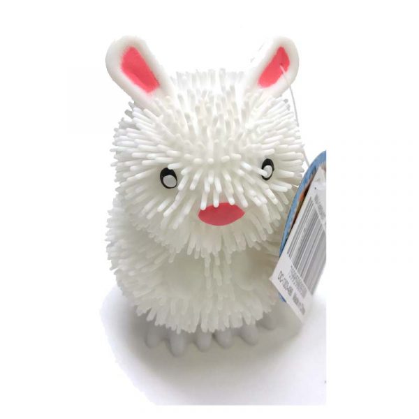 3" Rubber Wind-up Toy Bunny