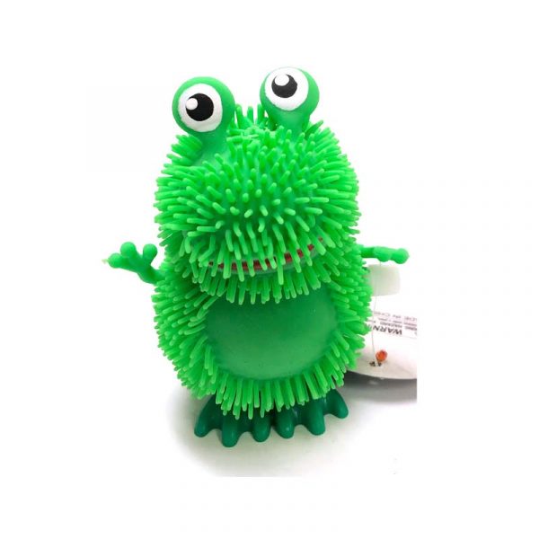 3" Rubber Wind-up Toy Frog