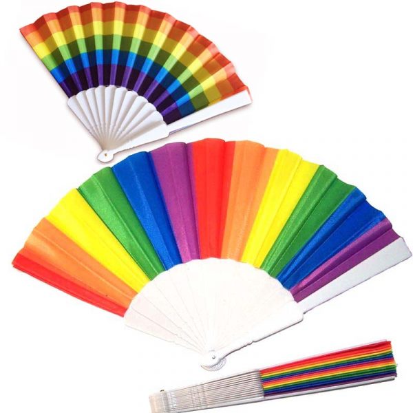 Pride Rainbow Fans Vertical or Horizontal