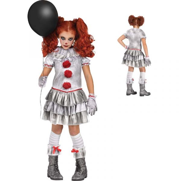Carnevil Clown Child Dress Halloween Costume