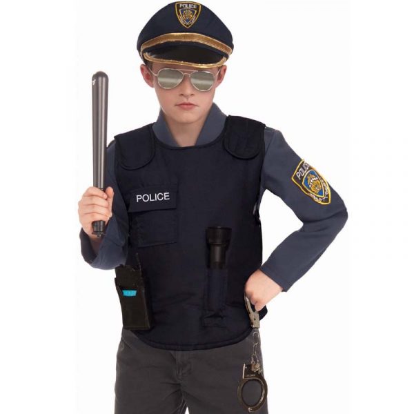 Police Vest Child Halloween Costume Unisex