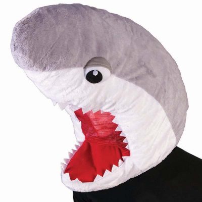 HGiant Plush Shark Head Mascot Mask