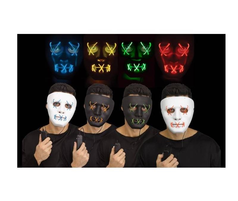 Glow Mask Light-up E.L. Illumo Face