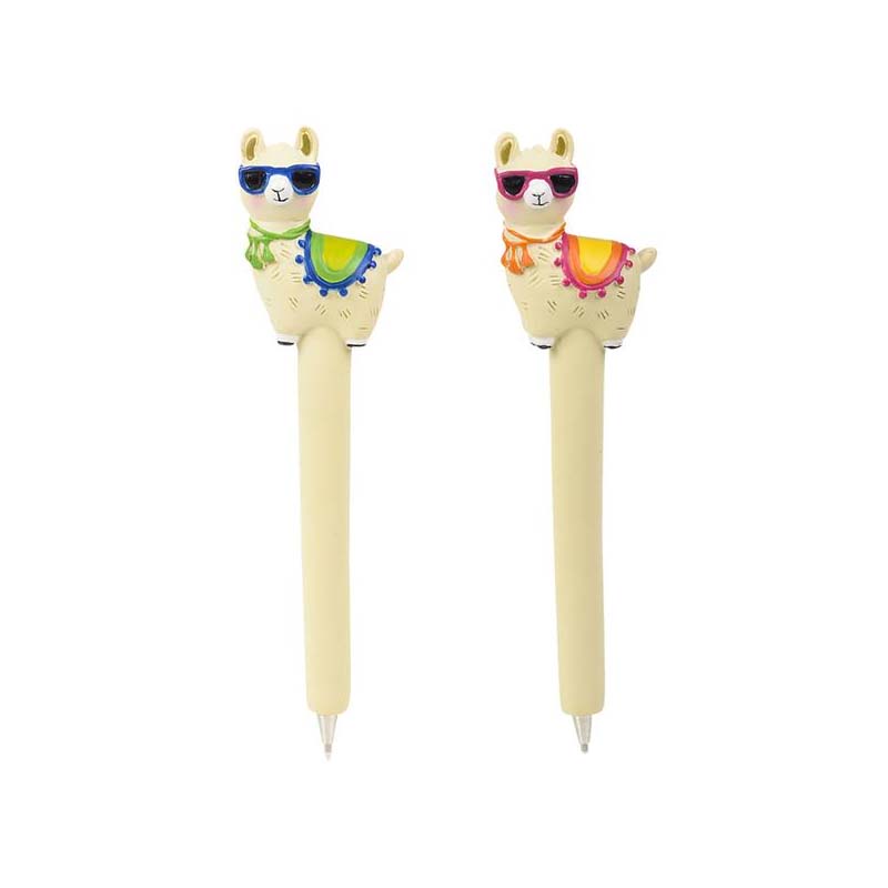 Ivory Llama Pen Black ink