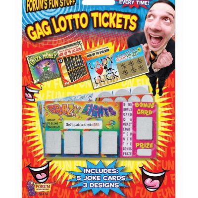 Novelty GAG Lotto Tickets