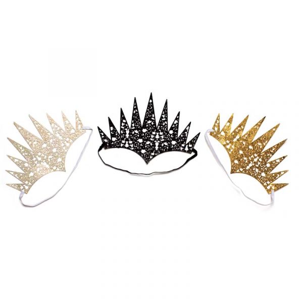 Costume Flexible Glitter Crown