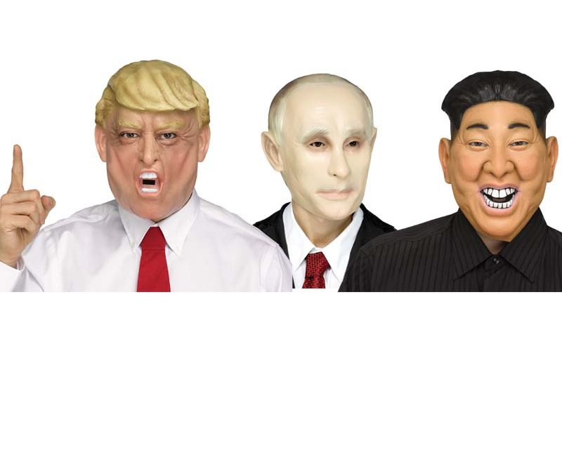 Costume Vacuum Form Plastic Political Masks