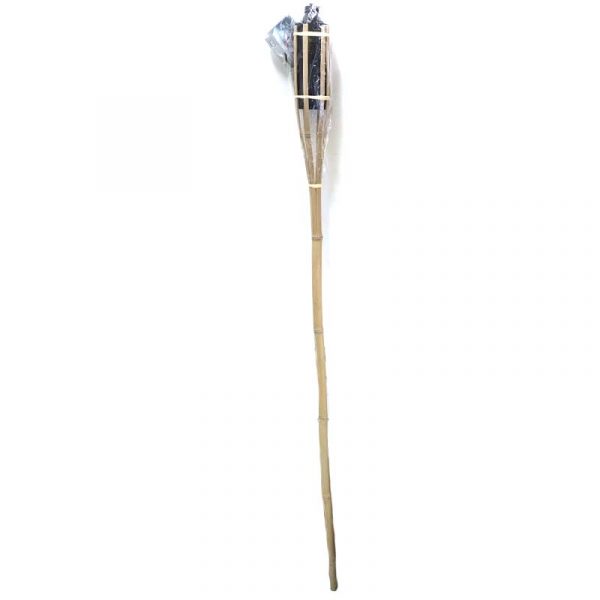 Natural Bamboo Tiki Torch - 5 Ft