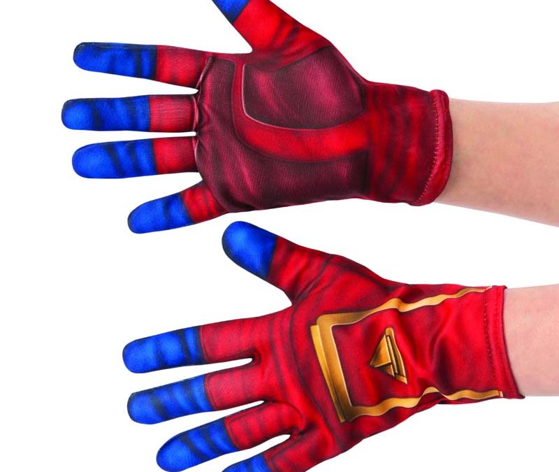 Costume Fabric Captain Marvel Gloves