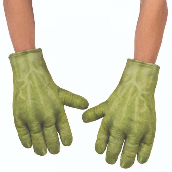 Costume Hulk Padded Green Child Gloves