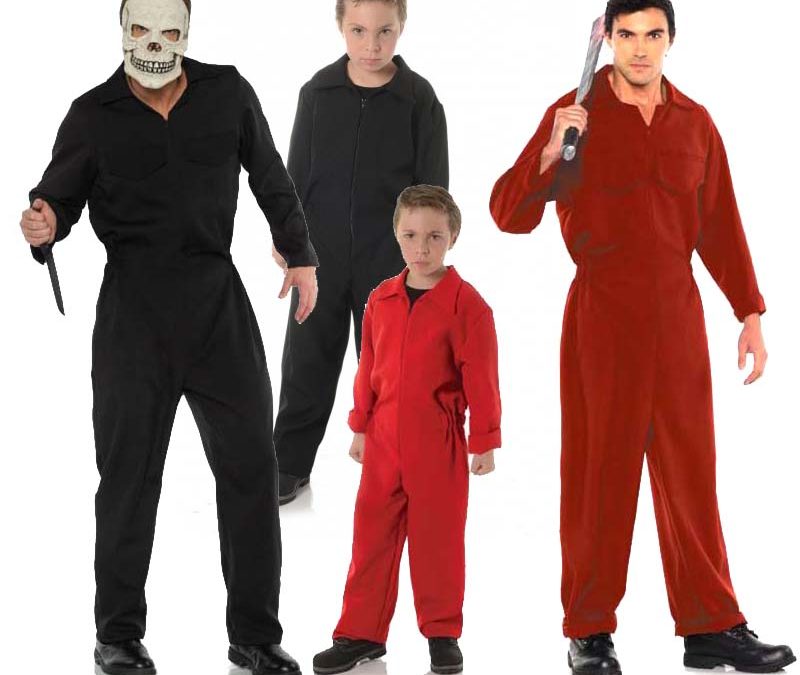 Michael Myers Boiler Jumpsuit Red or Black Halloween Costume