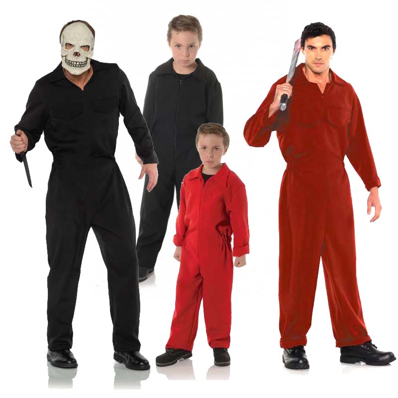 Michael Myers Boiler Jumpsuit Red or Black Halloween Costume - Cappel's