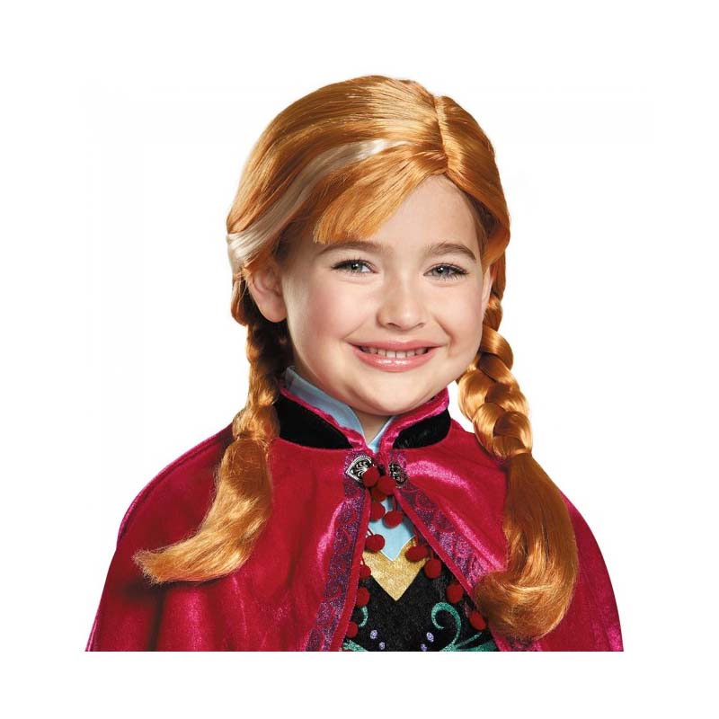 One Size Children Costume Rubies Official Disney Frozen Anna Wig 