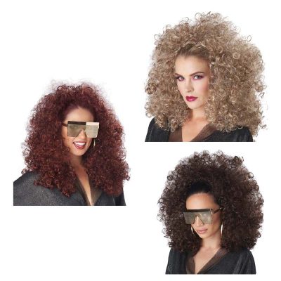 Curly Fall - 3/4 Wig w Attached Headband