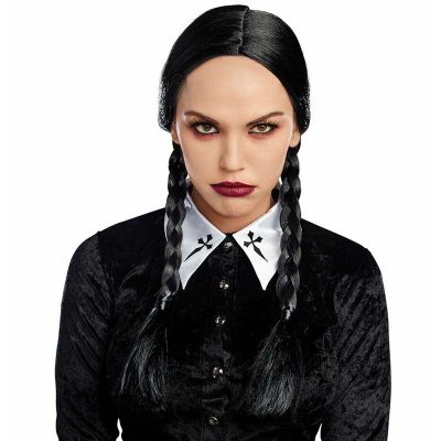 Double Braid Wig Wednesday-Addams-Style