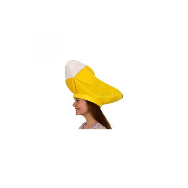 Fabric Yellow Banana Hat