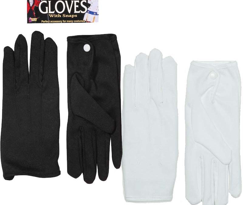 Nylon Parade Gloves with Snaps