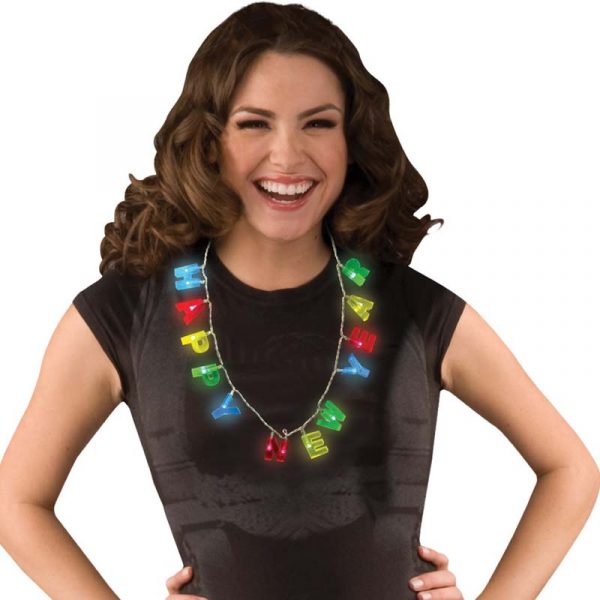 Light-up Multi-Function Happy New Year Necklace