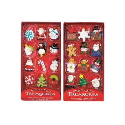 Mini Assorted Resin Holiday Ornaments