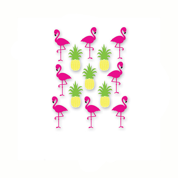 Flamingos and Pineapples