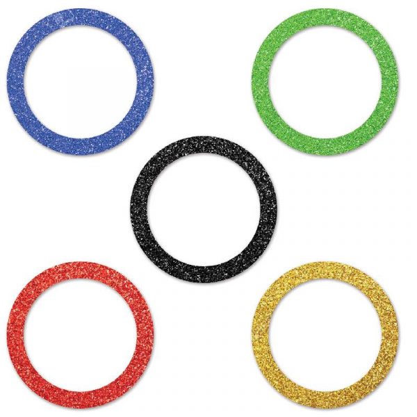 Deluxe Sparkle Sports Party Rings Confetti