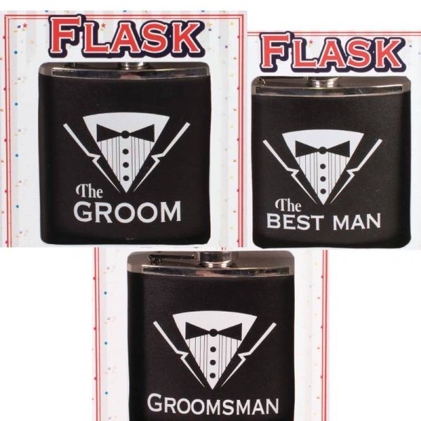 Bachelor Party Items Flask Groom Groomsman Best Man
