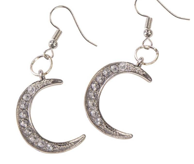 Costume Celestial Moon Earrings