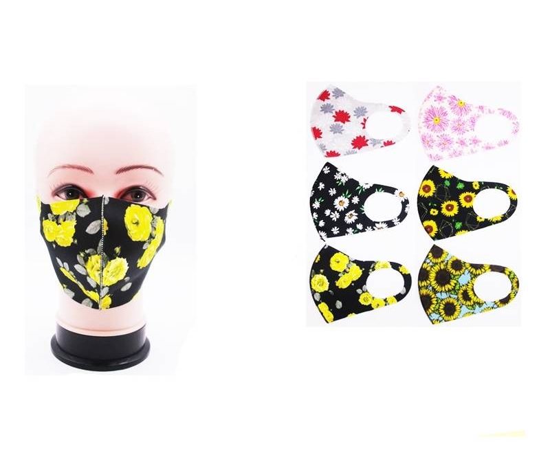 Pretty Flowers Face Mask