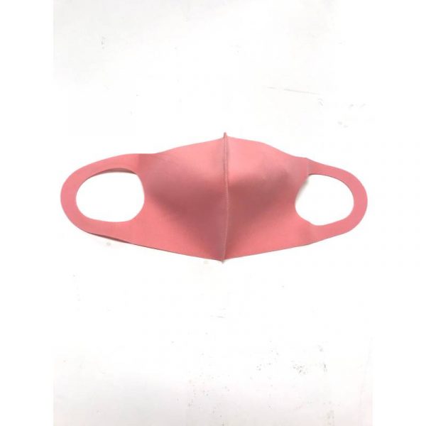 Pink Solid-Color Face Mask