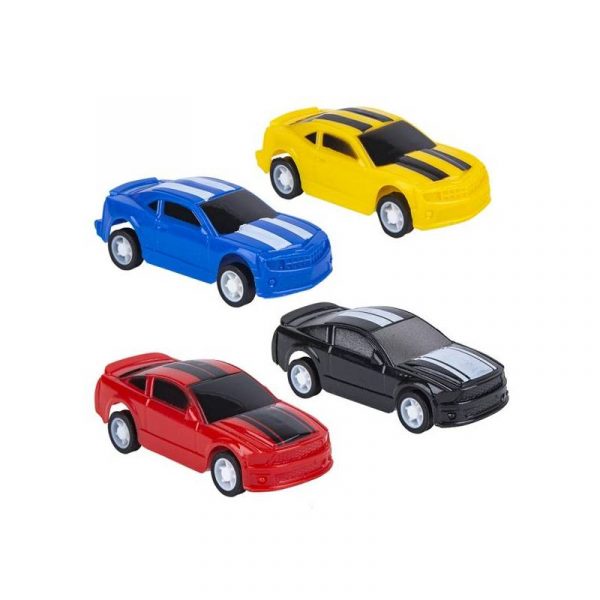 3-Inch Party Plastic Pull-Back Race Car