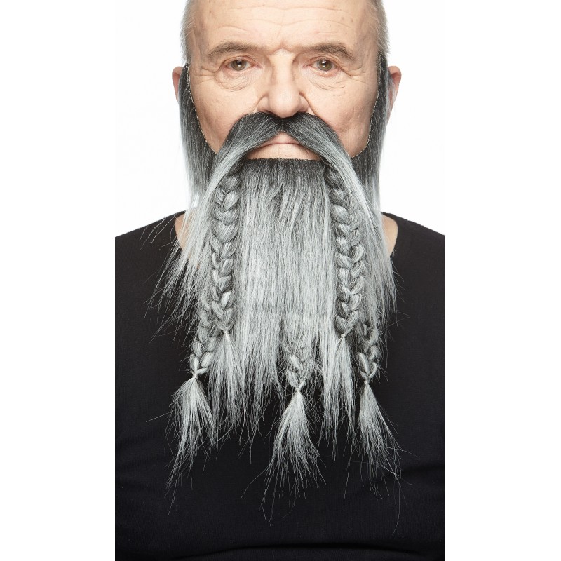 Costume Deluxe Braided Beard and Braided Mustache - Image 2