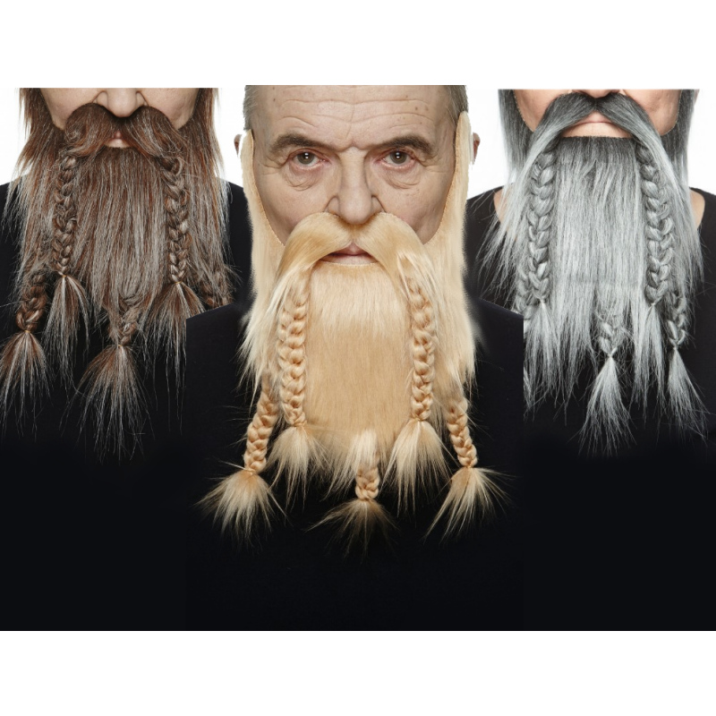 Costume Deluxe Braided Beard and Braided Mustache