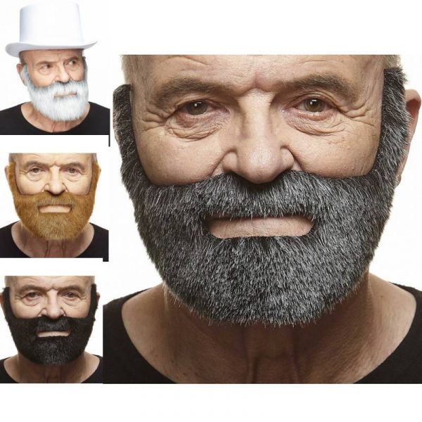 Costume Deluxe One-Piece Full Beard and Mustache