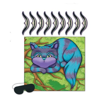 pin the smile on the Cheshire cat game.